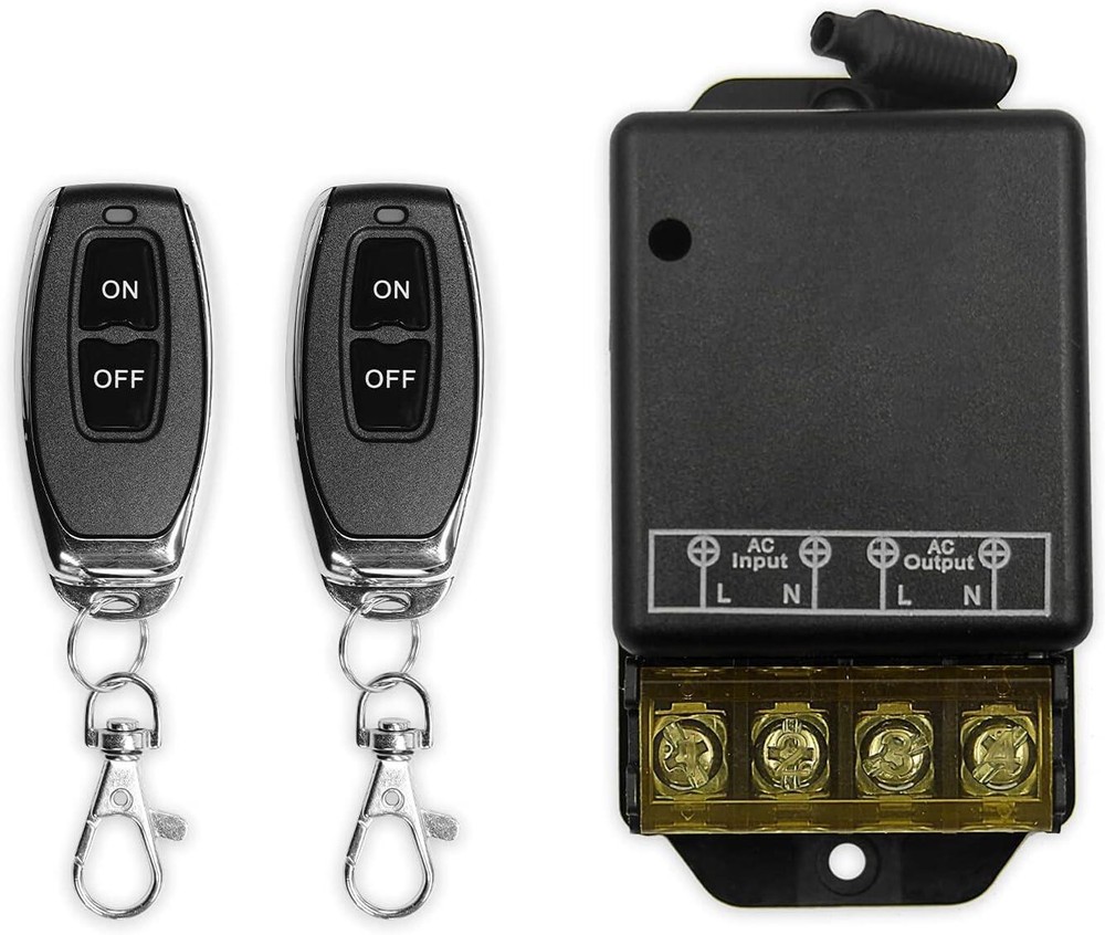 Wireless Remote Control Switch AC110V/120V/240V 40A Relay Switch 433M RF Remote