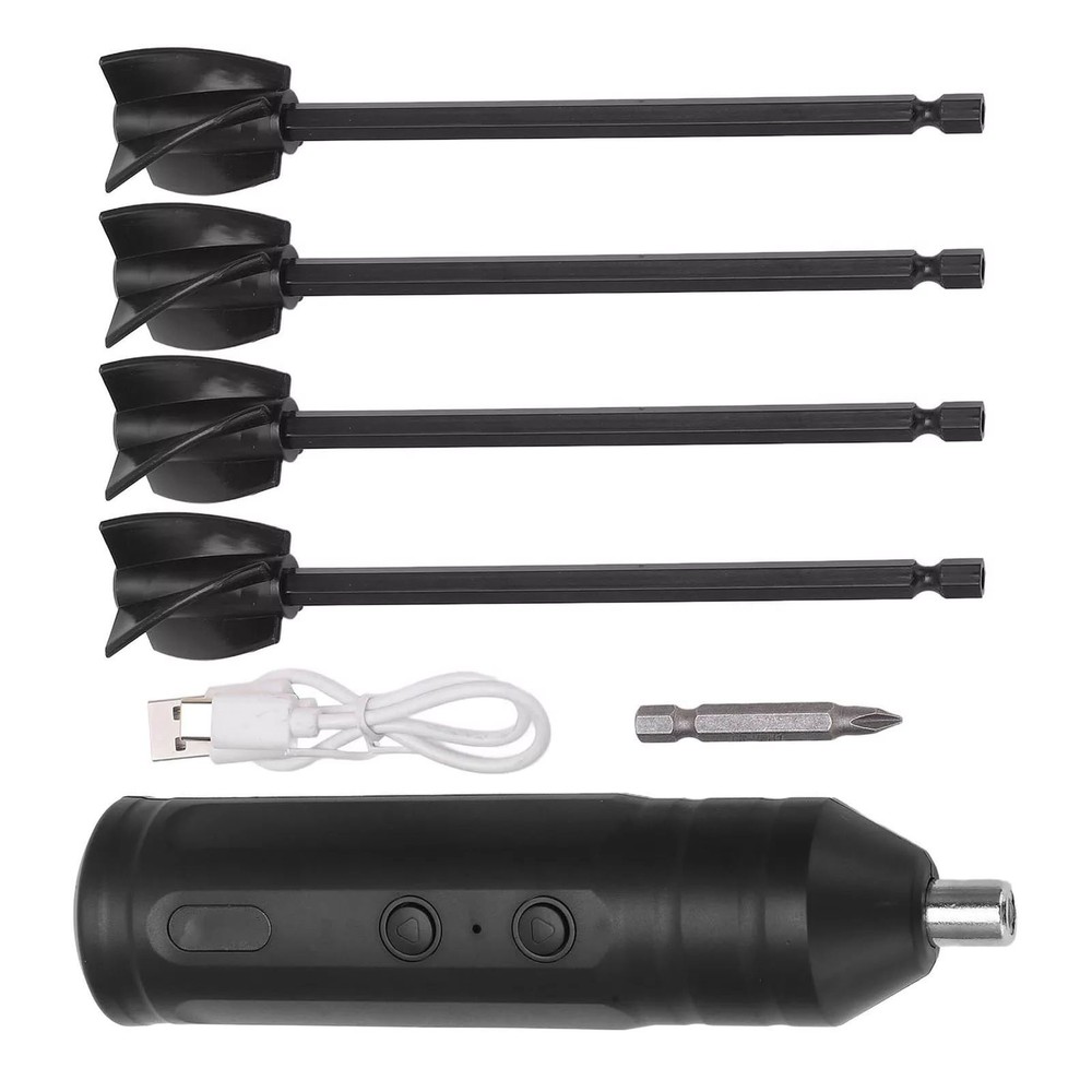 Powerful Rechargeable Epoxy Resin Mixer with 4 Stirring Rods