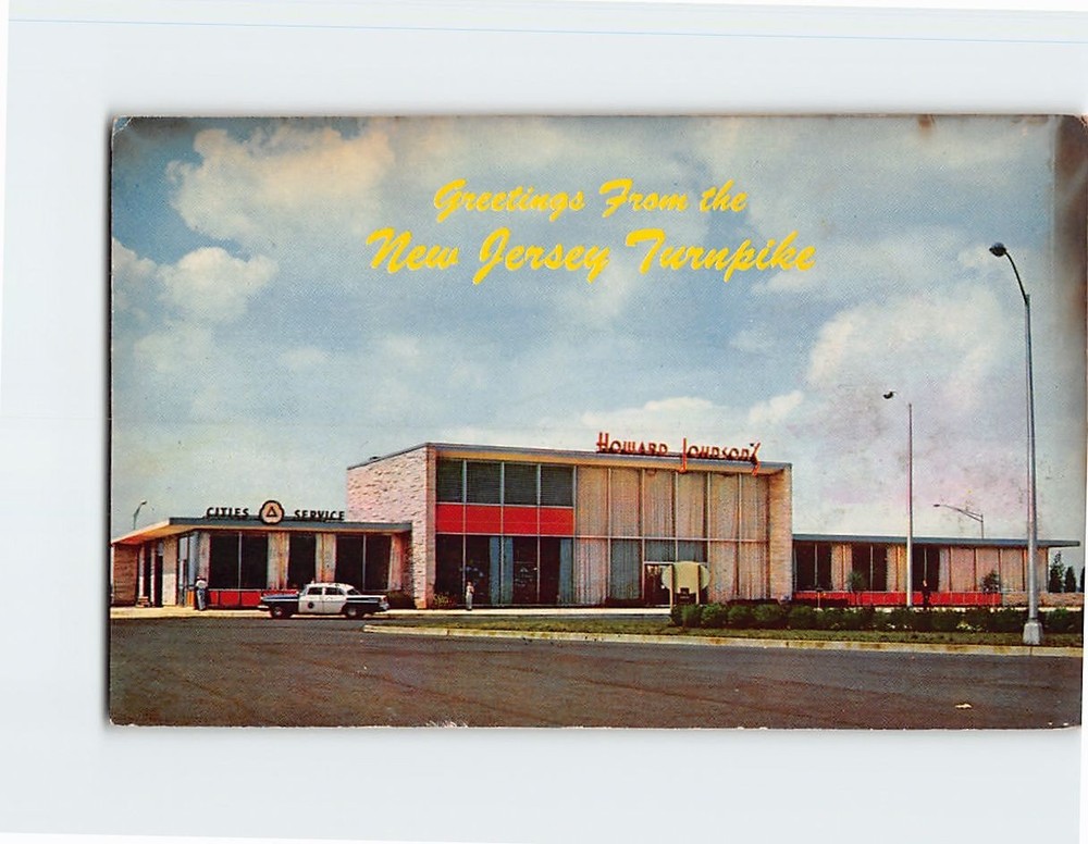 Postcard Howard Johnson's Restaurant New Jersey Turnpike USA