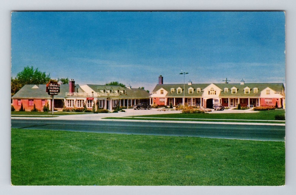 Denver CO-Colorado, Deter's Colonial Manor, Vintage Postcard