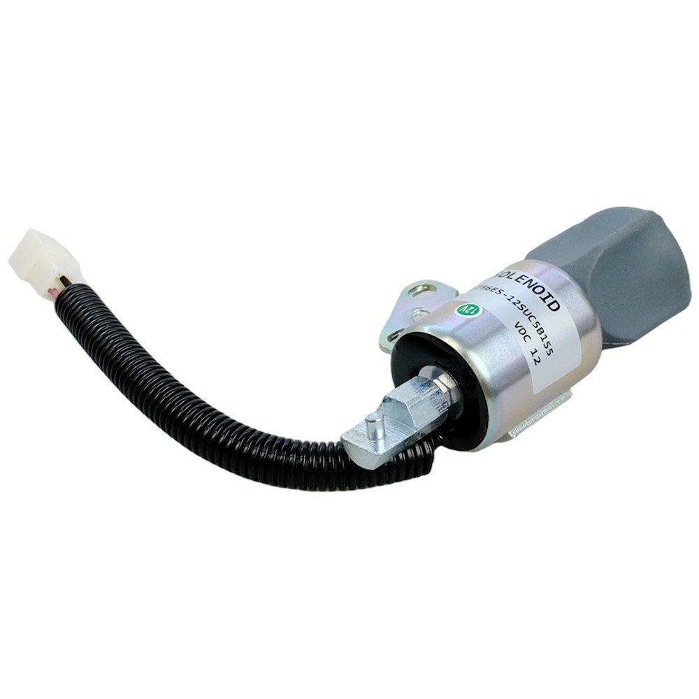 12VDC Fuel Shut Off Solenoid 1756ES-12SUC5B1S5 for Kubota Engine D722 D902 Z482