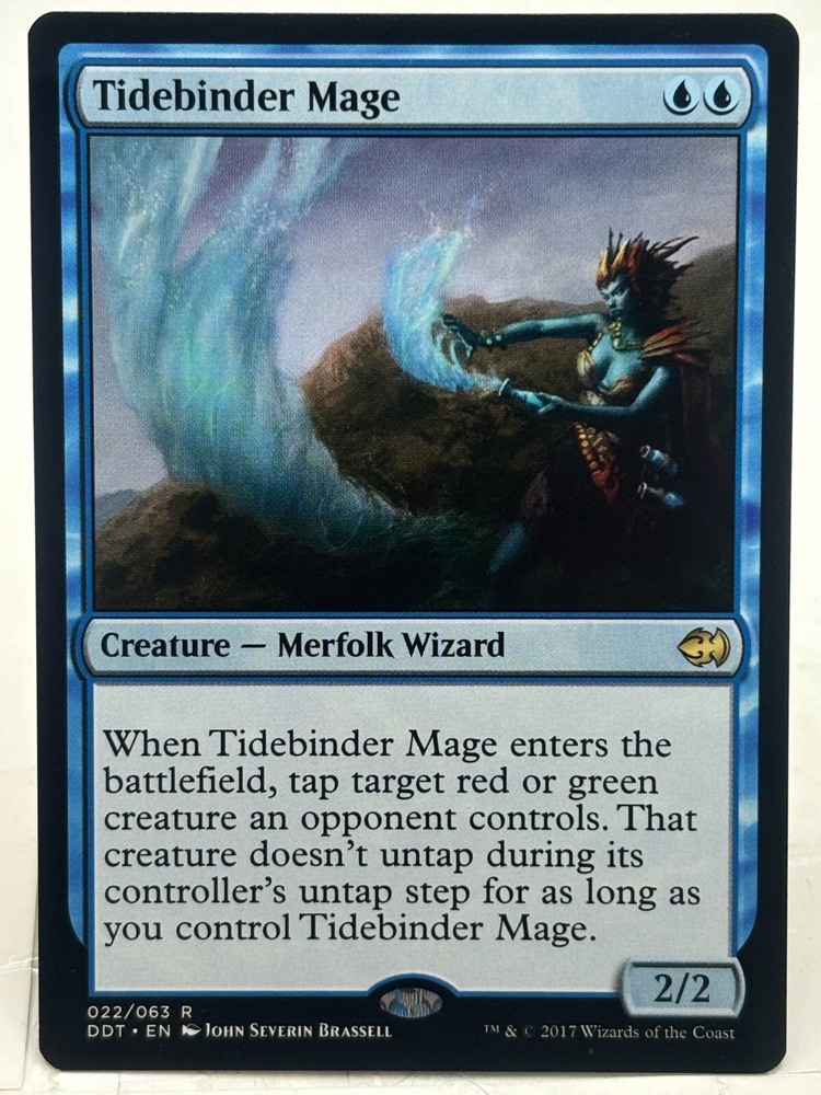 Tidebinder Mage NM/M* Duel Decks Merfolk vs Goblins ENGLISH 022/063 -UnltdCards