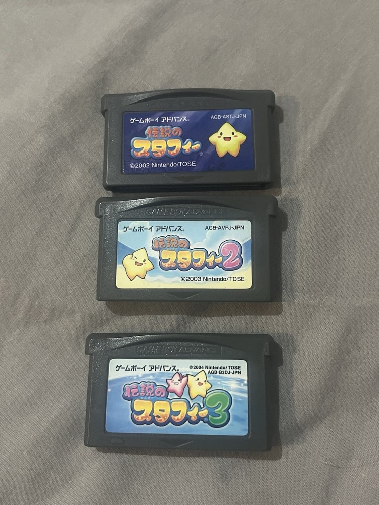 The Legendary Starfy 1 , 2 And 3 For GBA