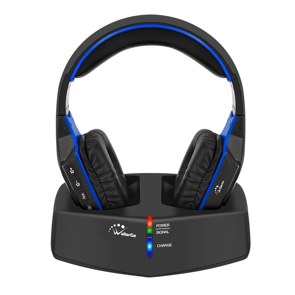 Wireless Headphones for TV Watching with 5.8GHz RF Transmitter Charging Dock,...