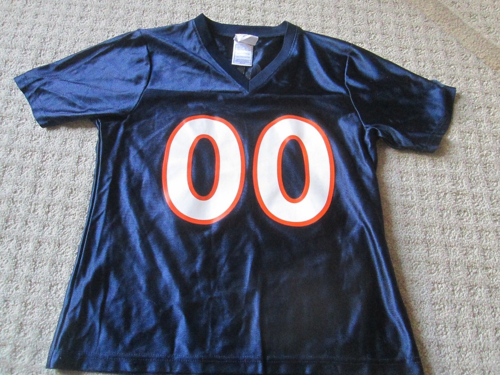 Denver Broncos Womens NFL Jersey Navy Blue Small 00 No Name
