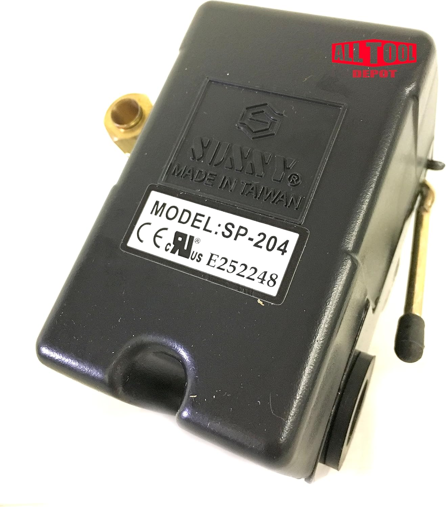 Heavy Duty Air Pressure Switch Sunny L4, 4 Port, 95-125 PSI, 25