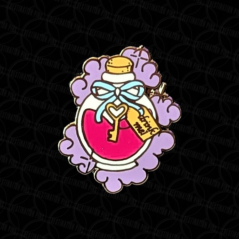 Alice In Wonderland Drink Me Potion Bottle Cute Disney Cartoon Enamel Pin