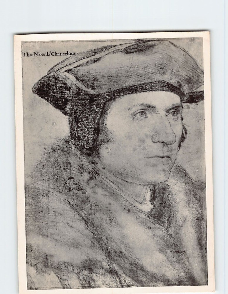 Postcard Sir Thomas More Painting by Hans Holbein the Younger