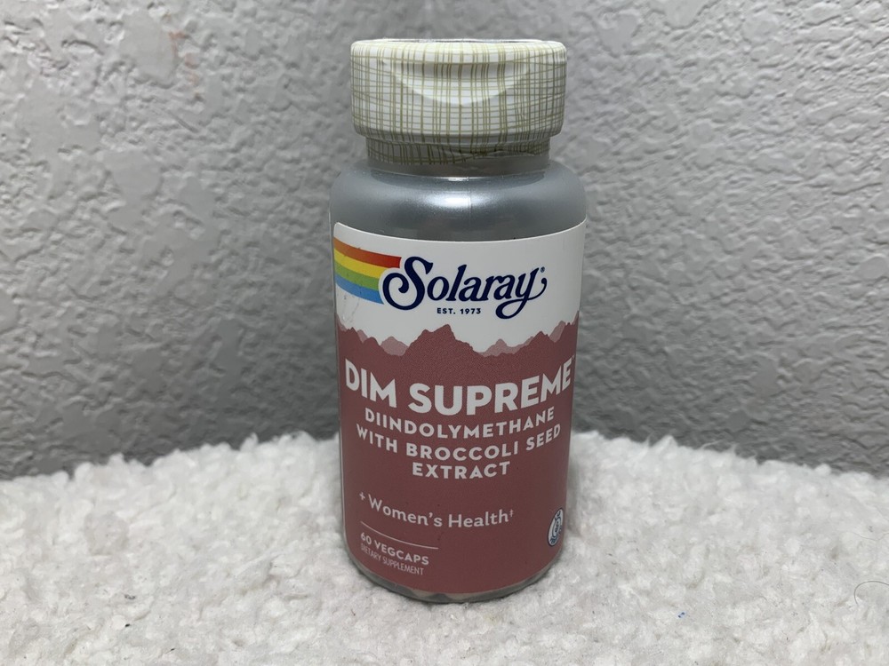 Solaray DIM Supreme 100mg | Menopause & Estrogen Metabolism | 60 VegCaps