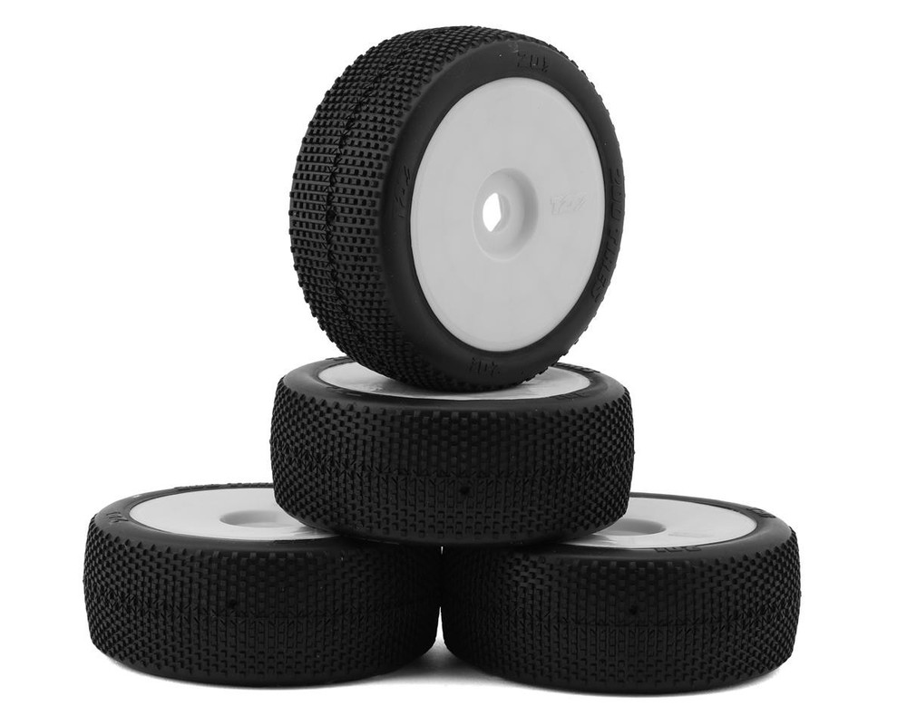 TZO Tires 201 1/8 Buggy Non-Glued Tire Set (White) (4)🌟✨25 Years on eBay! 250,000+ feedback!✨🌟