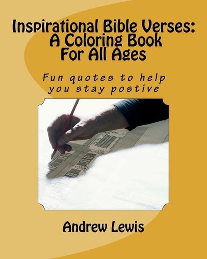 Inspirational Bible Verses: Coloring Book by Andrew W. Lewis (English) Paperback