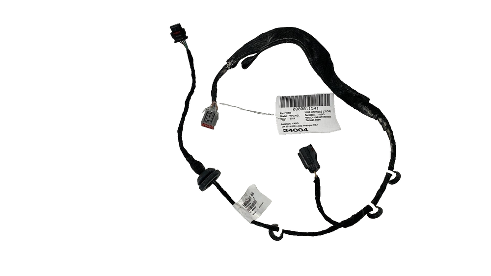 18-24 Jeep Wrangler Left Rear Driver Side Door Wiring Harness 68312445AG