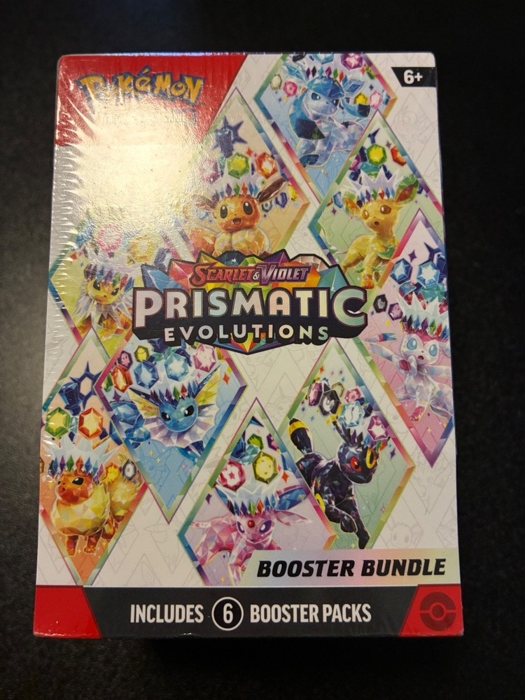 Pokemon TCG: Scarlet & Violet Prismatic Evolutions Booster Bundle New Sealed