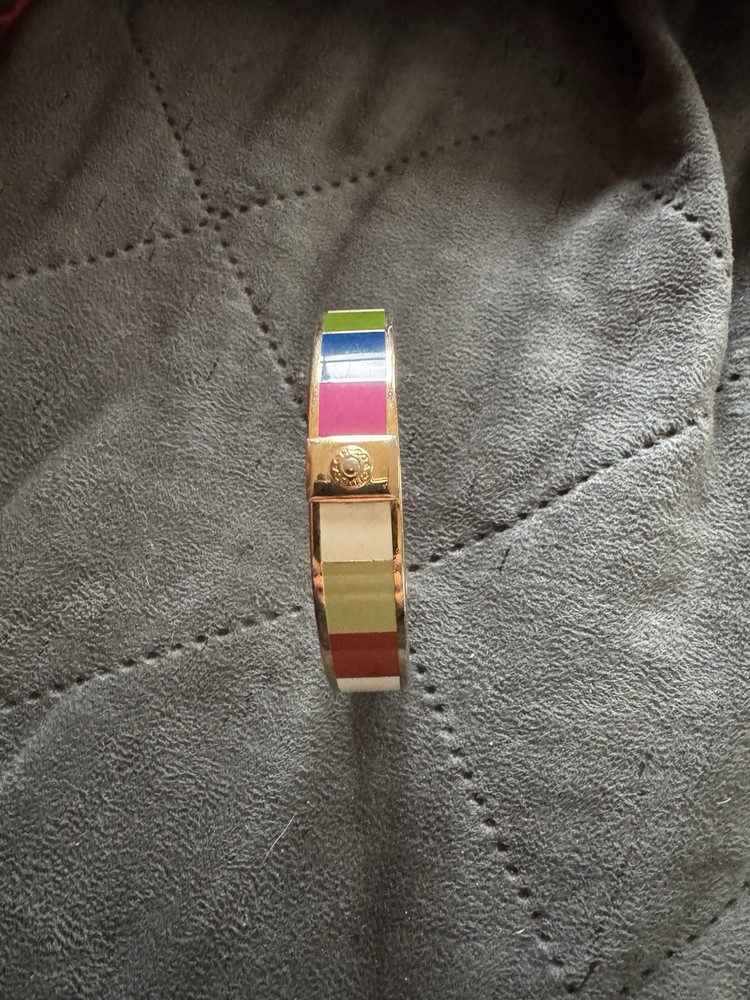 Women’s Coach Designer Multi Colored/Gold  Bangle Bracelet