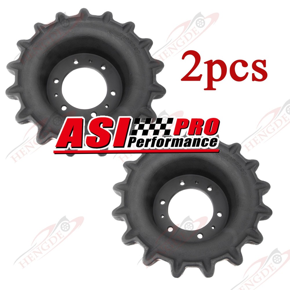 2pcs Drive Sprocket 6 Hole Single Speed fits Bobcat T250 T300 T630 T870 7165109