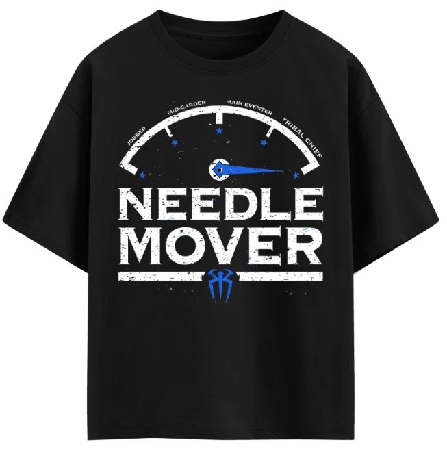 WWE Roman Reigns Black T-Shirt , Needle Mover