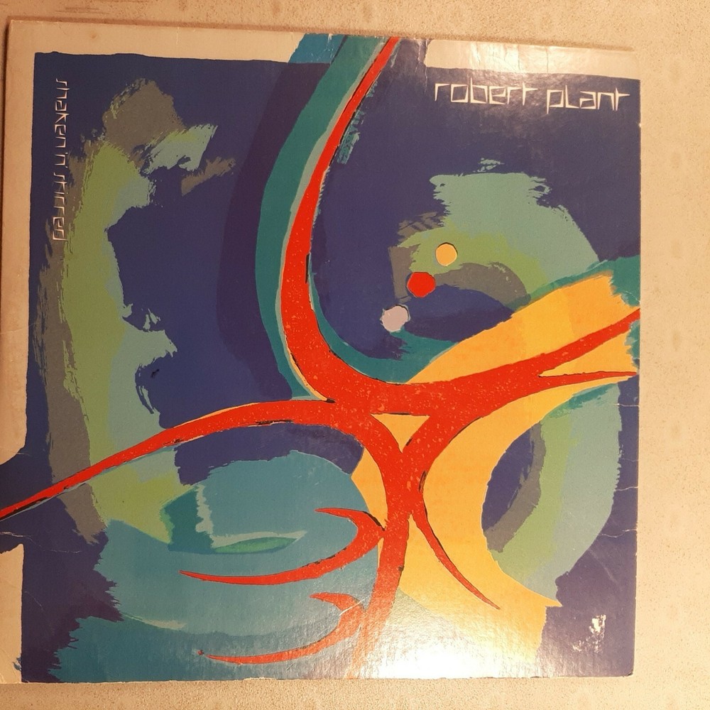 Robert Plant Shaken 'n Stirred LP Vinyl 1985 Es Paranza Records