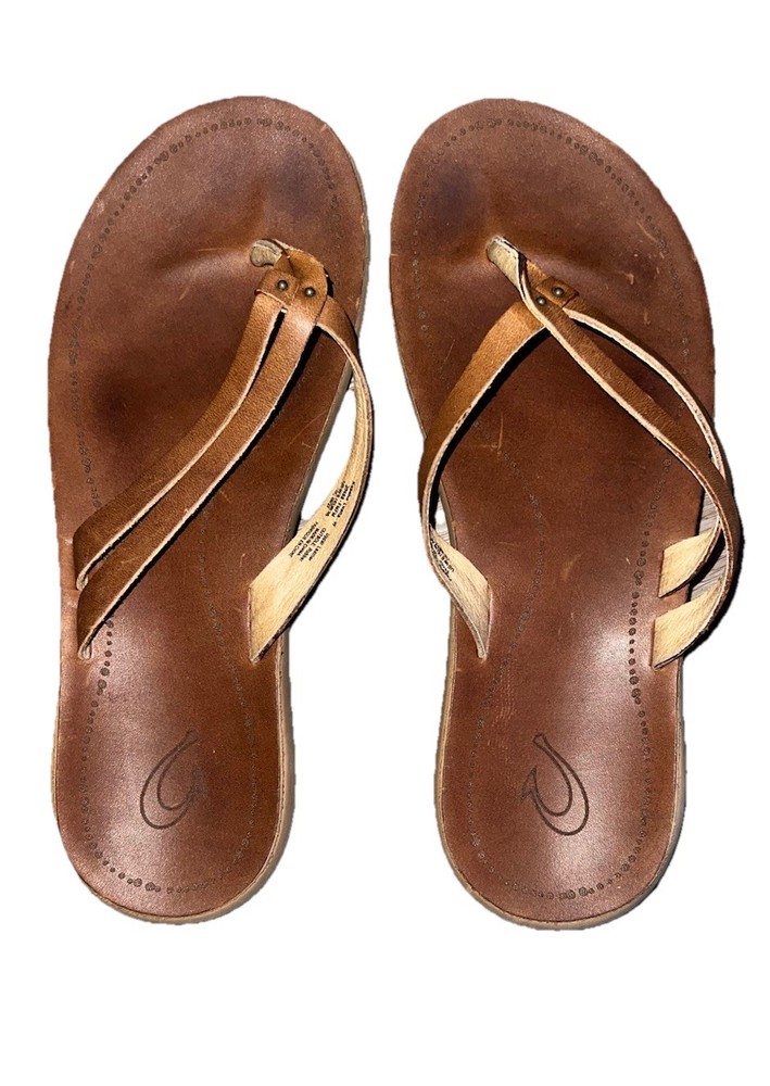 Kapehe Luana Womens Flip Flops Size 8 Comfortable Beach Sandals