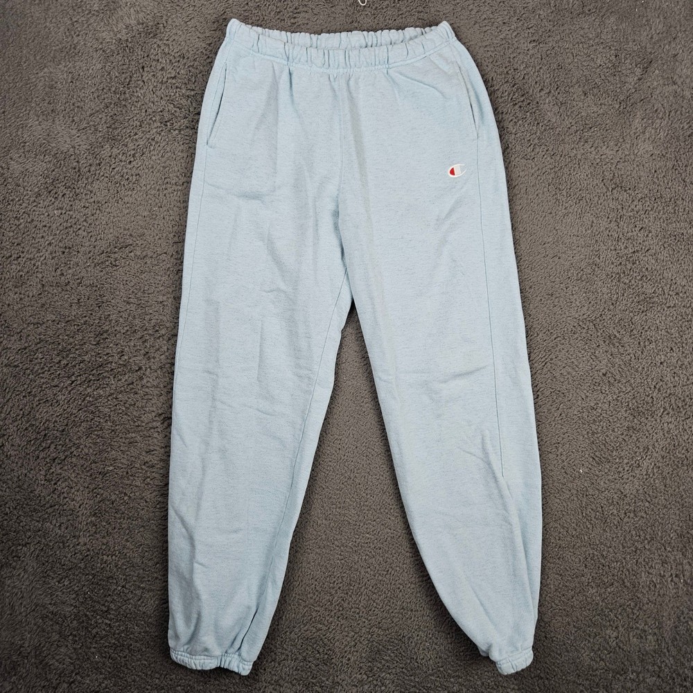 Champion Reverse Weave Jogger Sweatpants Medium Light Blue