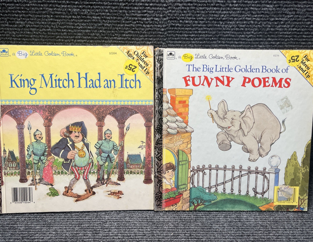 Vintage Big Little Golden Books Lot of 2