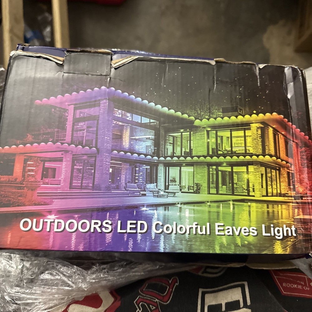 300ft Permanent Outdoor RGB LED COLORFUL Eaves Lights, Waterproof