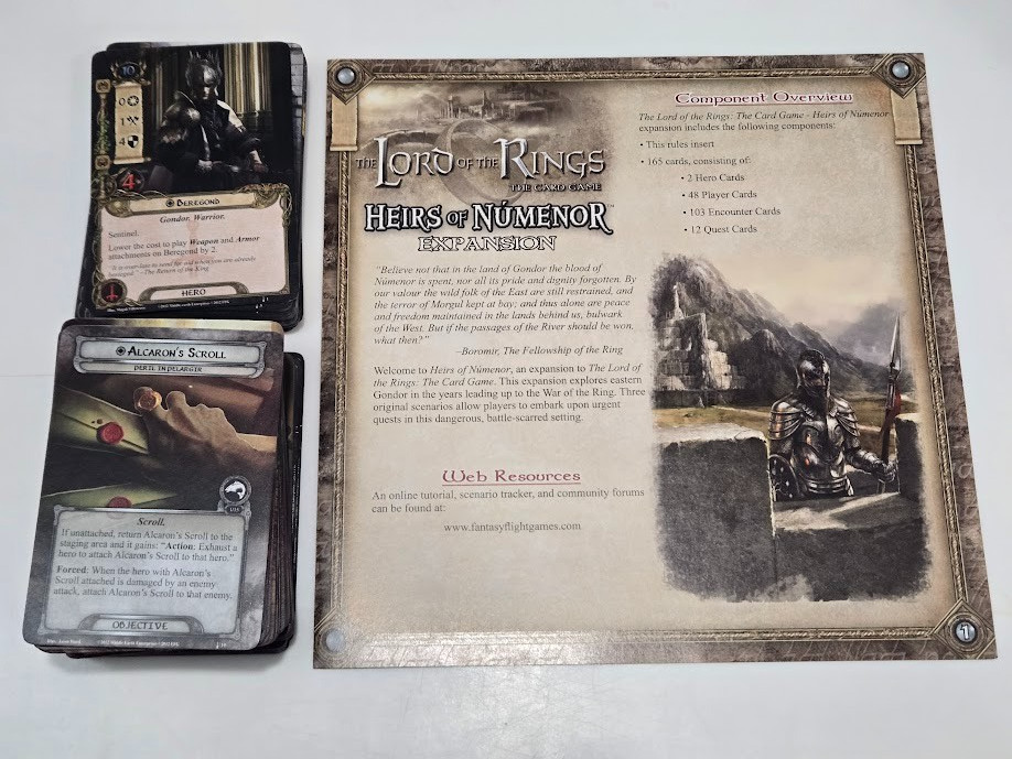 The Lord of Rings The Card Game Heirs of Numenor Expansion