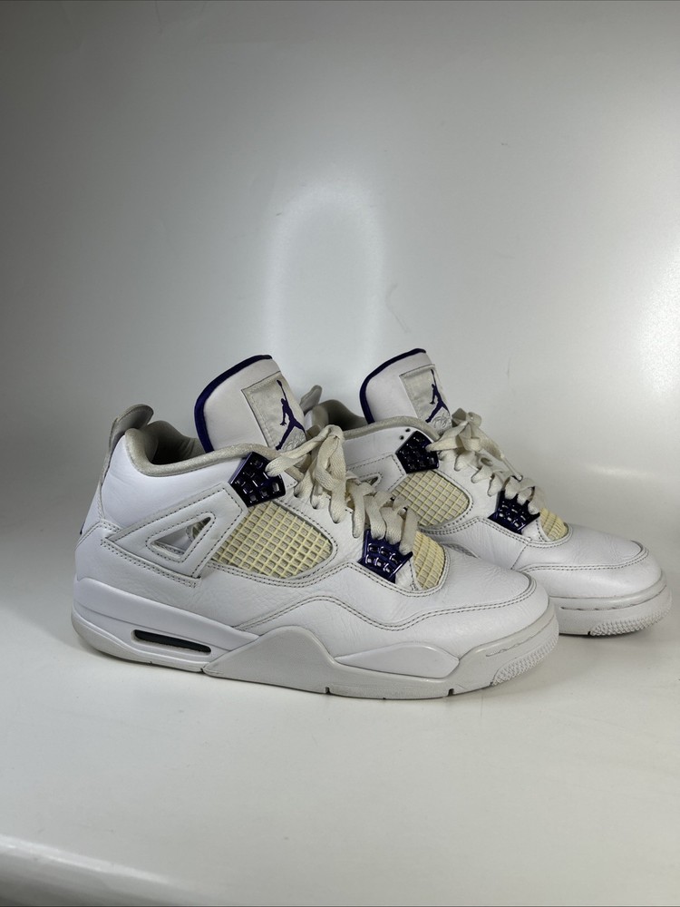 Size 9 - Jordan 4 Retro Mid Purple Metallic