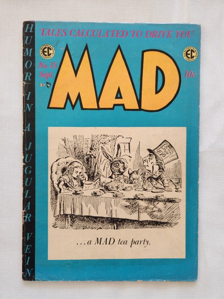 MAD #15 (Sept 1954) EC Comics Alice in Wonderland Parody Issue