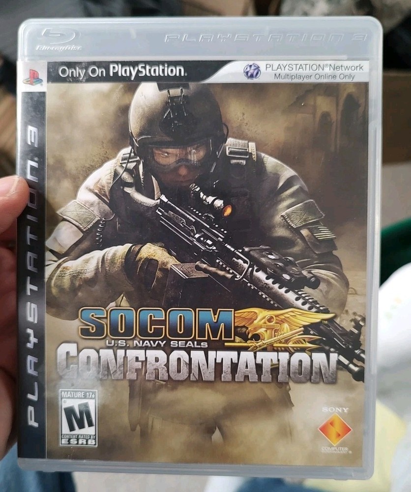 2008: PS3 Game: SOCOM Confrontation U.S. Navy Seals Tested/mint Disc / CIB