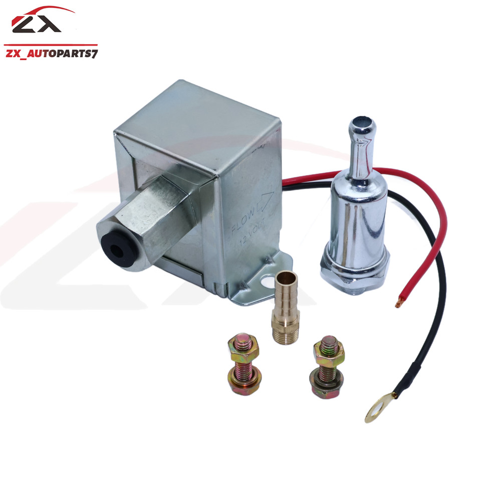 FEP42SV Cube Electric Fuel Pump For 1.5-4 Psi, Includes Clamps/Fittings/Filter