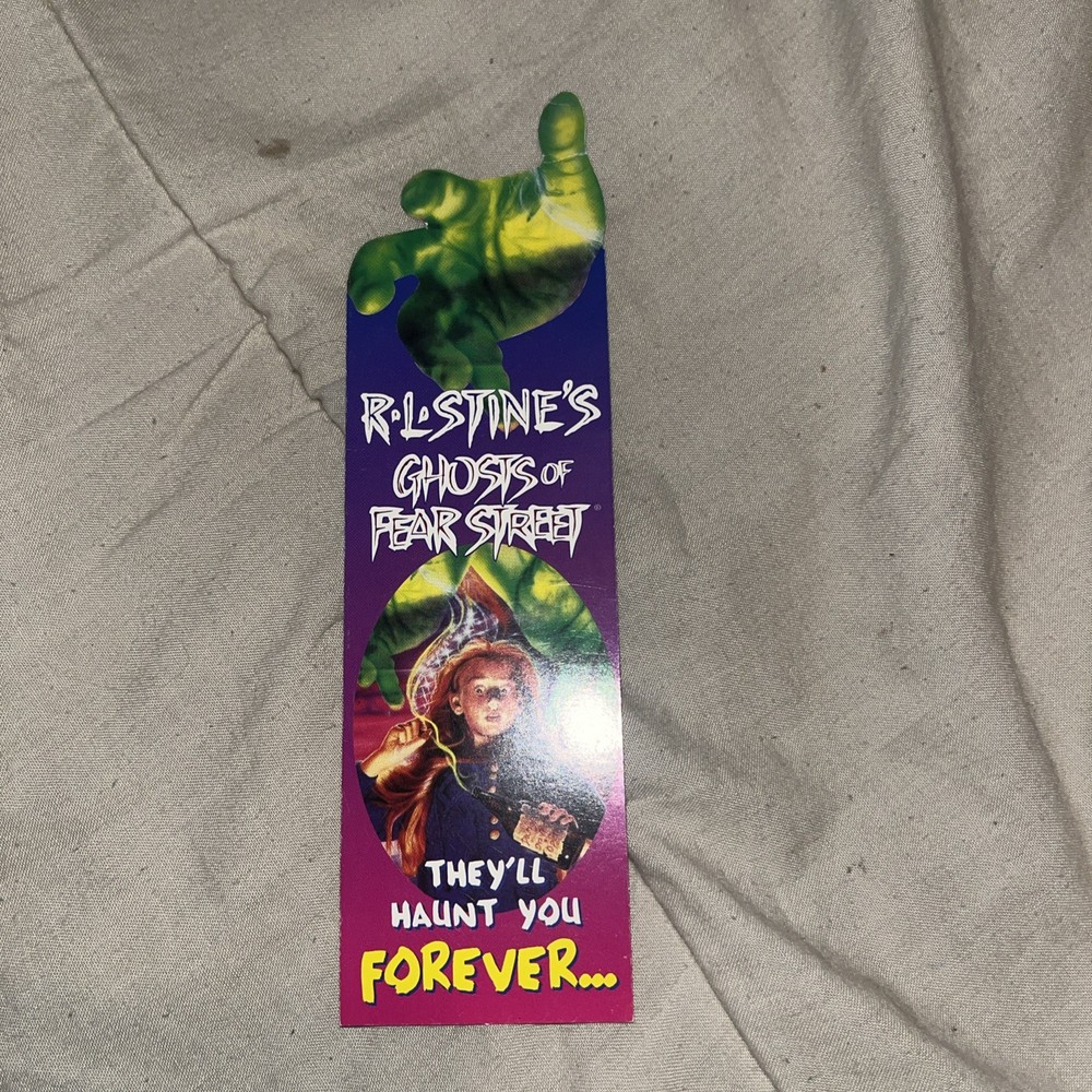 R.L. STINE Mail in Offer Bookmark 1st printing - Ghosts of Fear Street