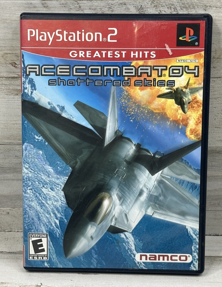 Ace Combat 4 Shattered Skies PS2 Playstation 2 Video Game Tested Complete-image