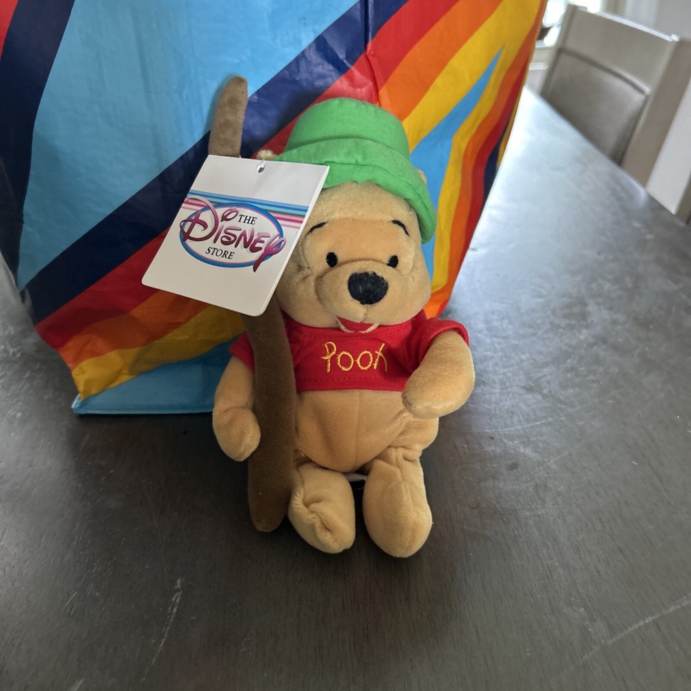 The Disney Store-Mini Bean Bag Fishing Pooh