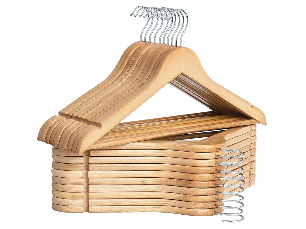 Wooden Coat Hangers by StorageWorks - Assorted Sizes & Colors