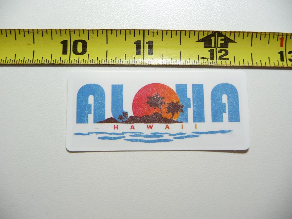 HAWAII ALOHA ISLAND PALM TREES DECAL STICKER VACATION TRIP