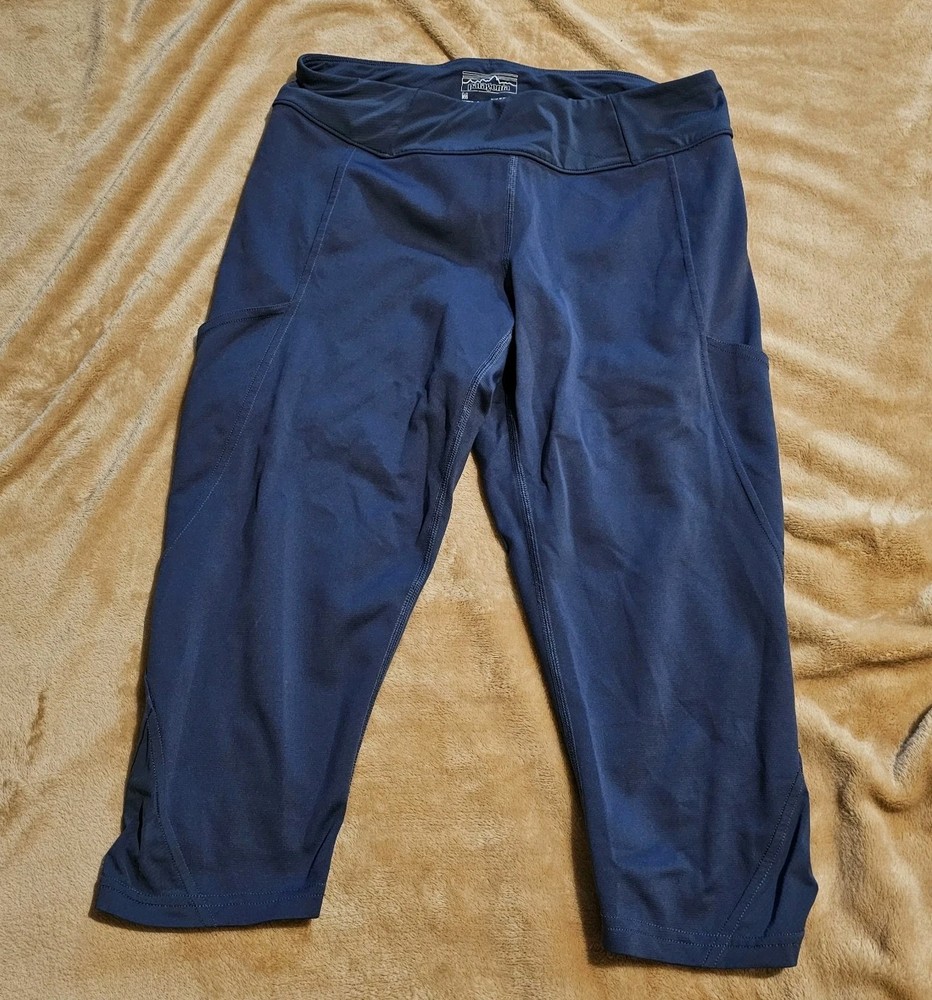 Patagonia Blue Leggings Womens Size Medium
