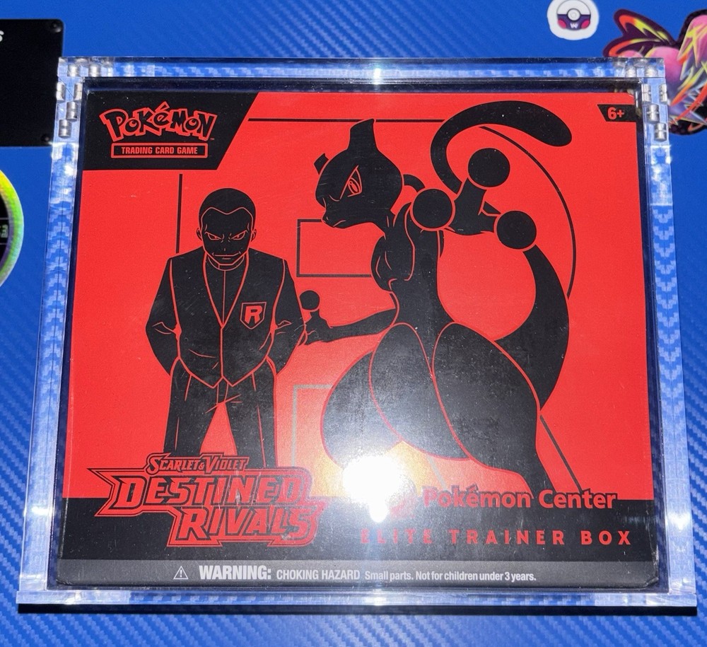Pokemon Center S&V Destined Rivals Elite Trainer Box PC ETB (w/ Acrylic Case)