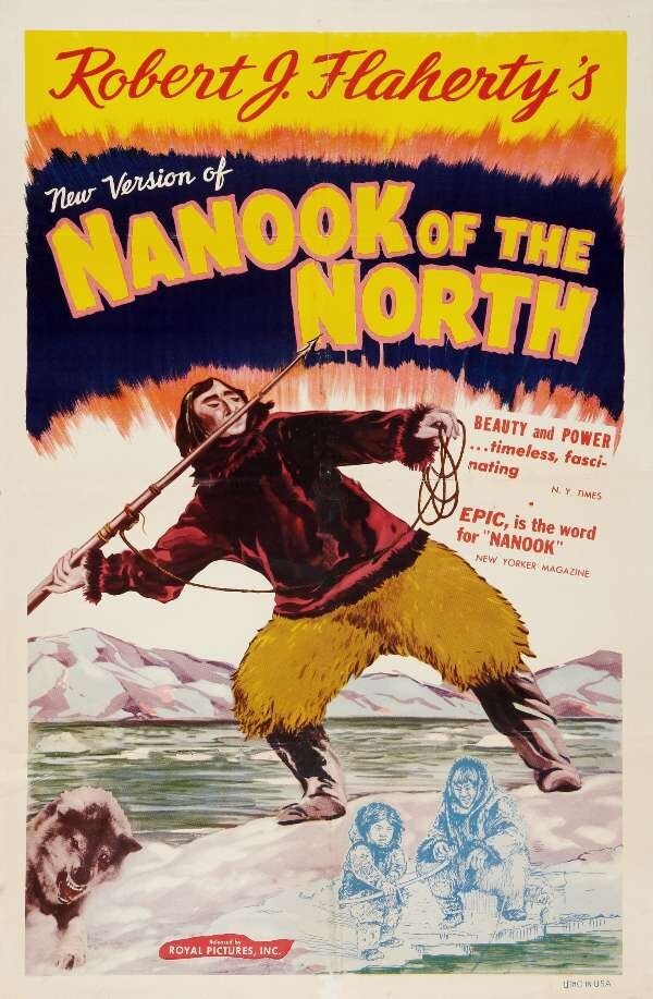 Nanook of the North 1922 Poster Print Movie Film Eskimo Polar Bear 20s