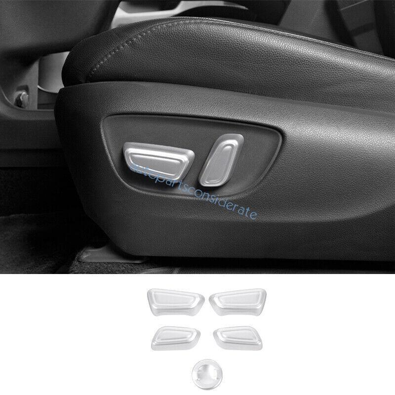 For Toyota Sienna 2021-2023 2024 Matte Silver Power Seat Control Button Cover 5X