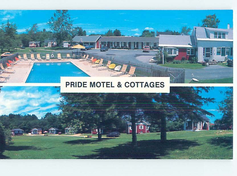 Unused 1980's MOTEL SCENE Scarborough - Near Portland Maine ME : 60k cards G6559