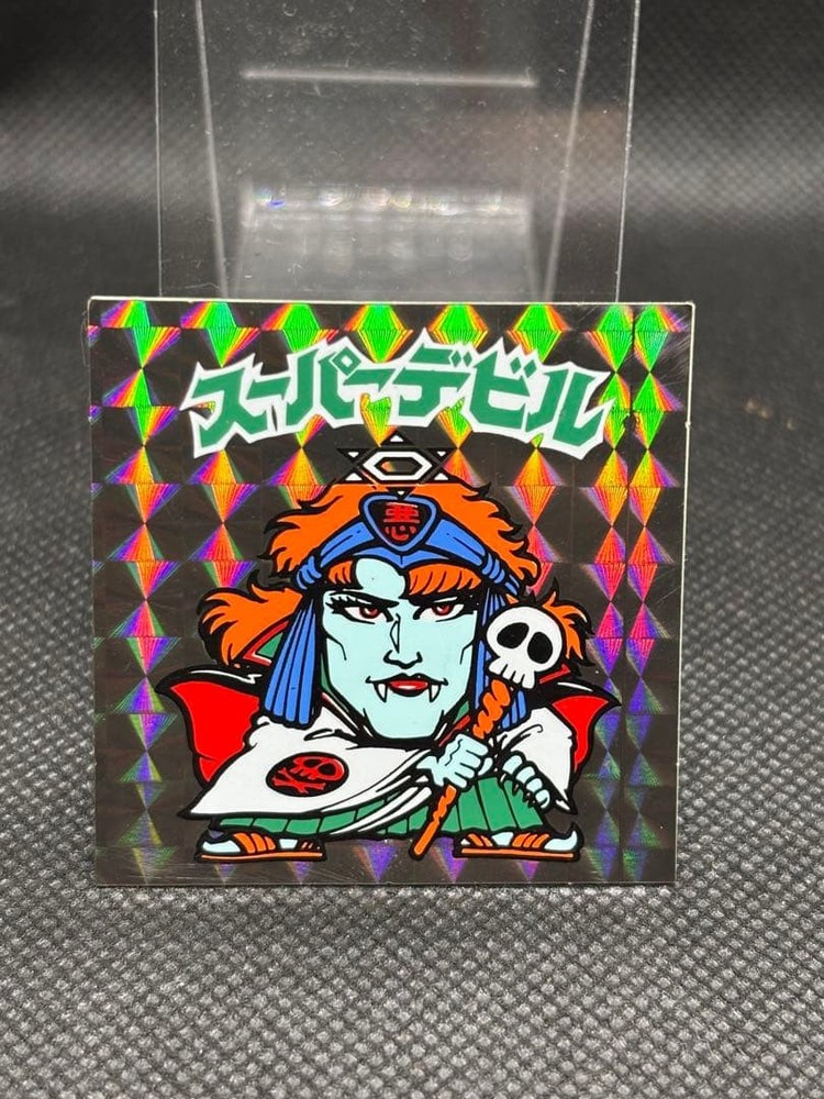 Bikkuriman Super Devil Chocolate Prize Edition Used Rare Blue Back 80s