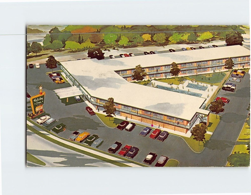 Postcard Holiday Inn Roanoke Virginia USA