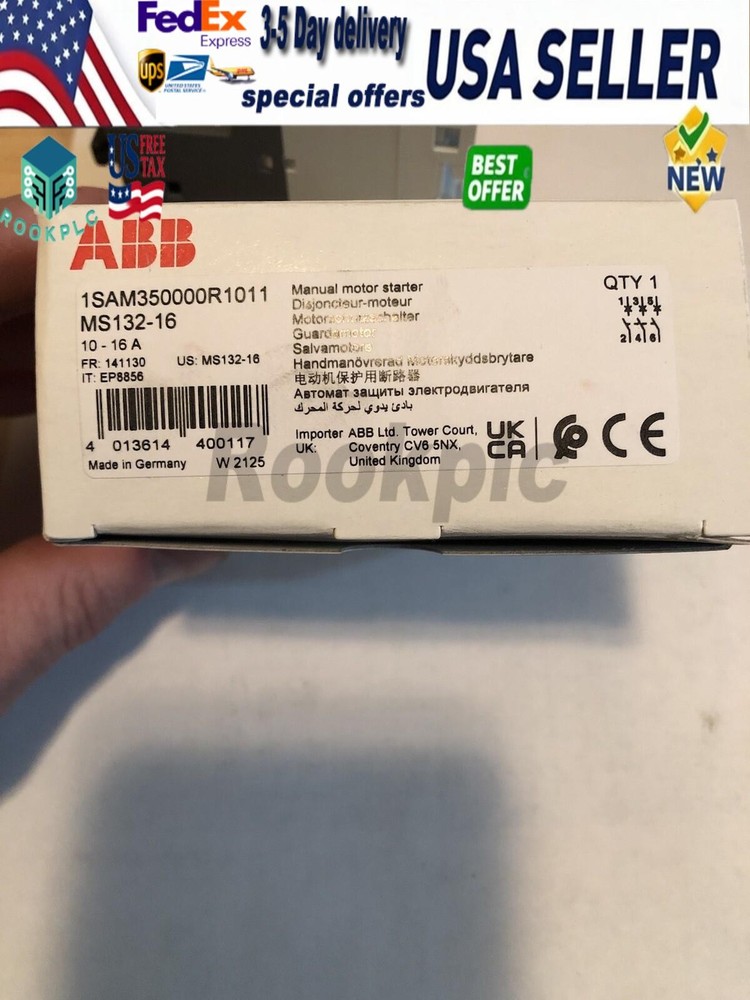 1PCS NEW MS132-16 motor protective circuit-breakers ABB US Free TAX
