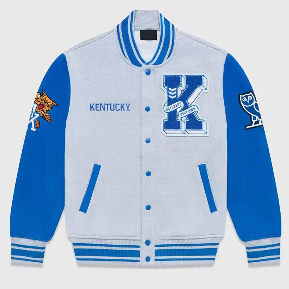 NCAA Kentucky Wildcats Varsity Jacket - Free Shipping Included