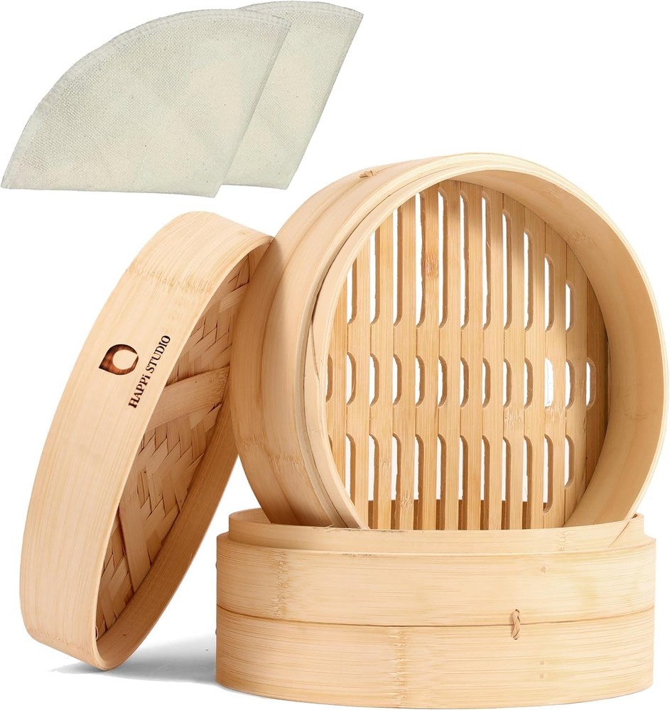 Bboo Steer Basket 10 Inch - 2 Tier Dumpling Steer for