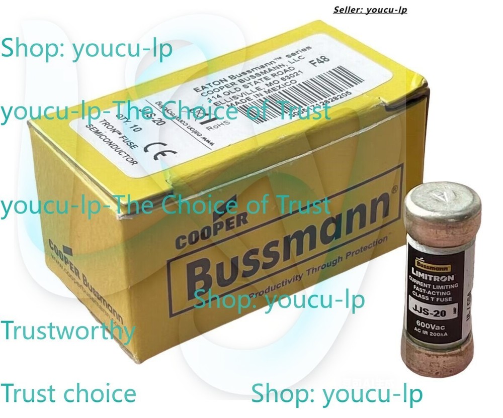 ORIGINAL Bussmann JJS-20 JJS20 JJS-20A 600Vac Limitron Class T FAST-ACTING Fuse