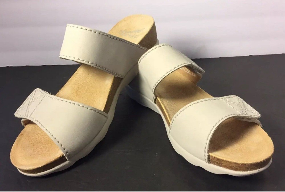 Dansko Maddy Ivory Nubuck Sandals Size 38 US 7.5 - $135