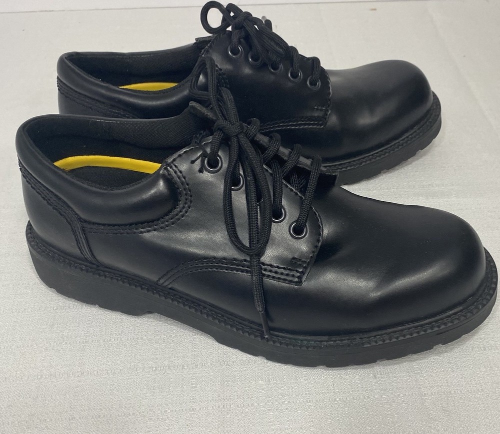 State Street Safe T Step Oil & Slip Resistant Men’s Black Shoes Size 9.5