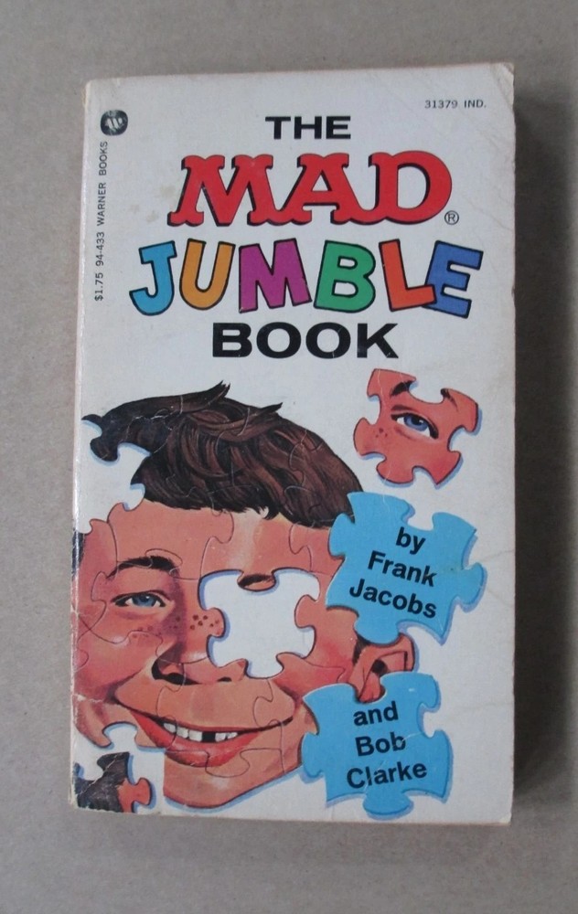 Vintage The MAD Jumble Book Paperback Book