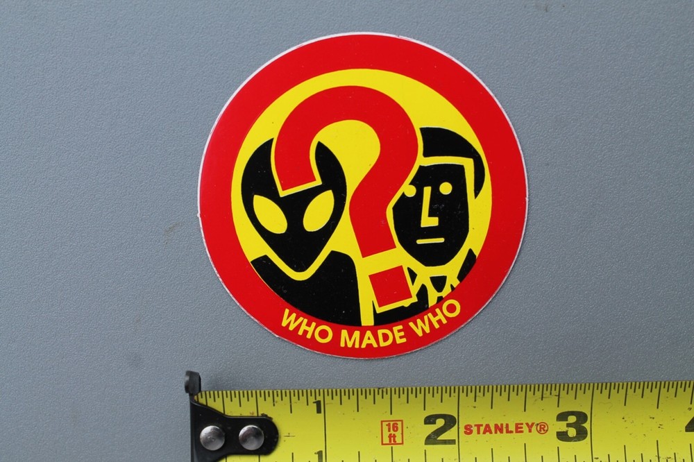 Alien Workshop Skateboards Question Trump OG Z69A Vintage Skateboarding STICKER